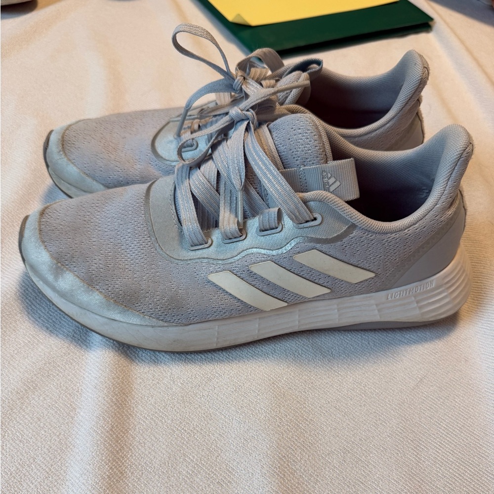 Adidas Light Blue Running Shoes